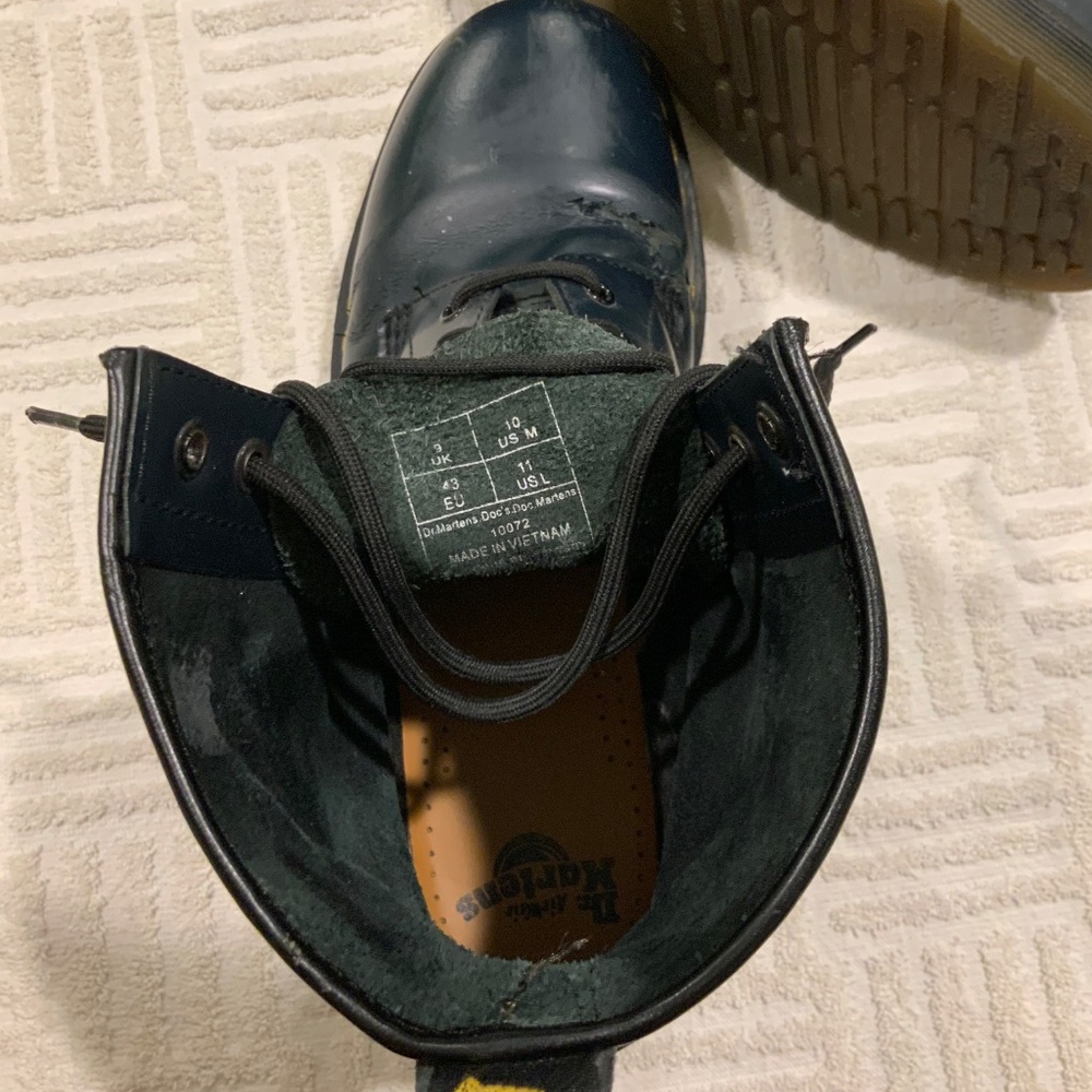 Dr. “Doc” Martens Smooth Leather Lace Up Boots - Picture 9 of 10